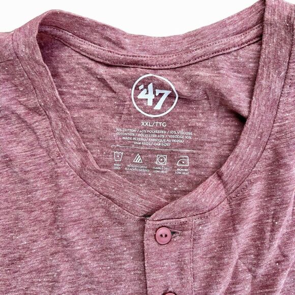 47 Forty Seven  JACKSON HOLE Wyoming Long Sleeve Crewneck T-Shirt Men's XXL New - Picture 5 of 5